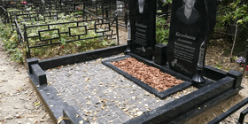 Комплексное благоустройство могилы и создание симметричного памятника